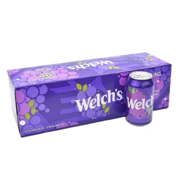Nước Ngọt Welch's Vị Nho Nguyên Chất (Lon 335ml)