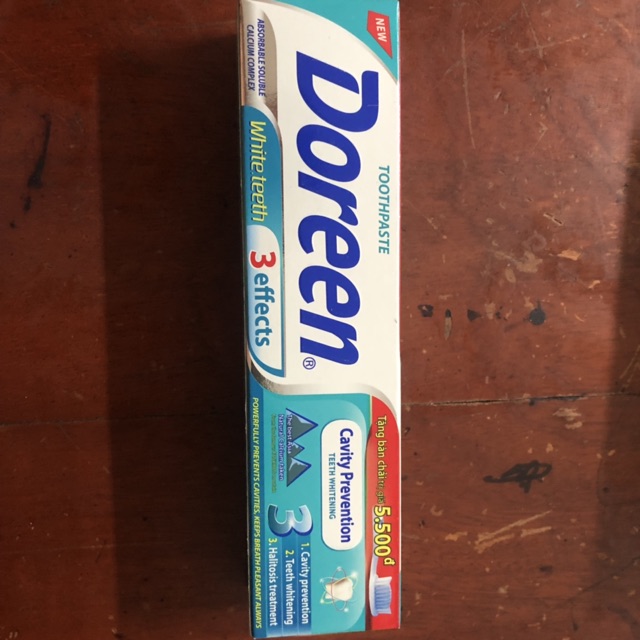 [HCM]Kem đánh răng Doreen 3 hiệu quả tuýp 180g