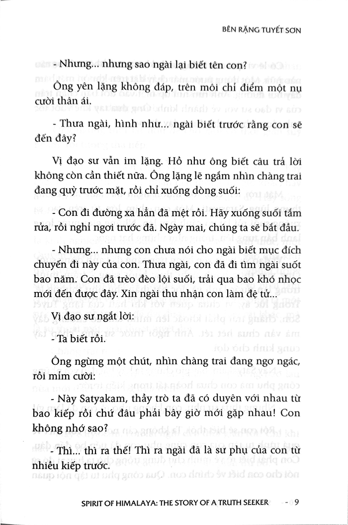 Sách tâm linh - Bên Rặng Tuyết Sơn