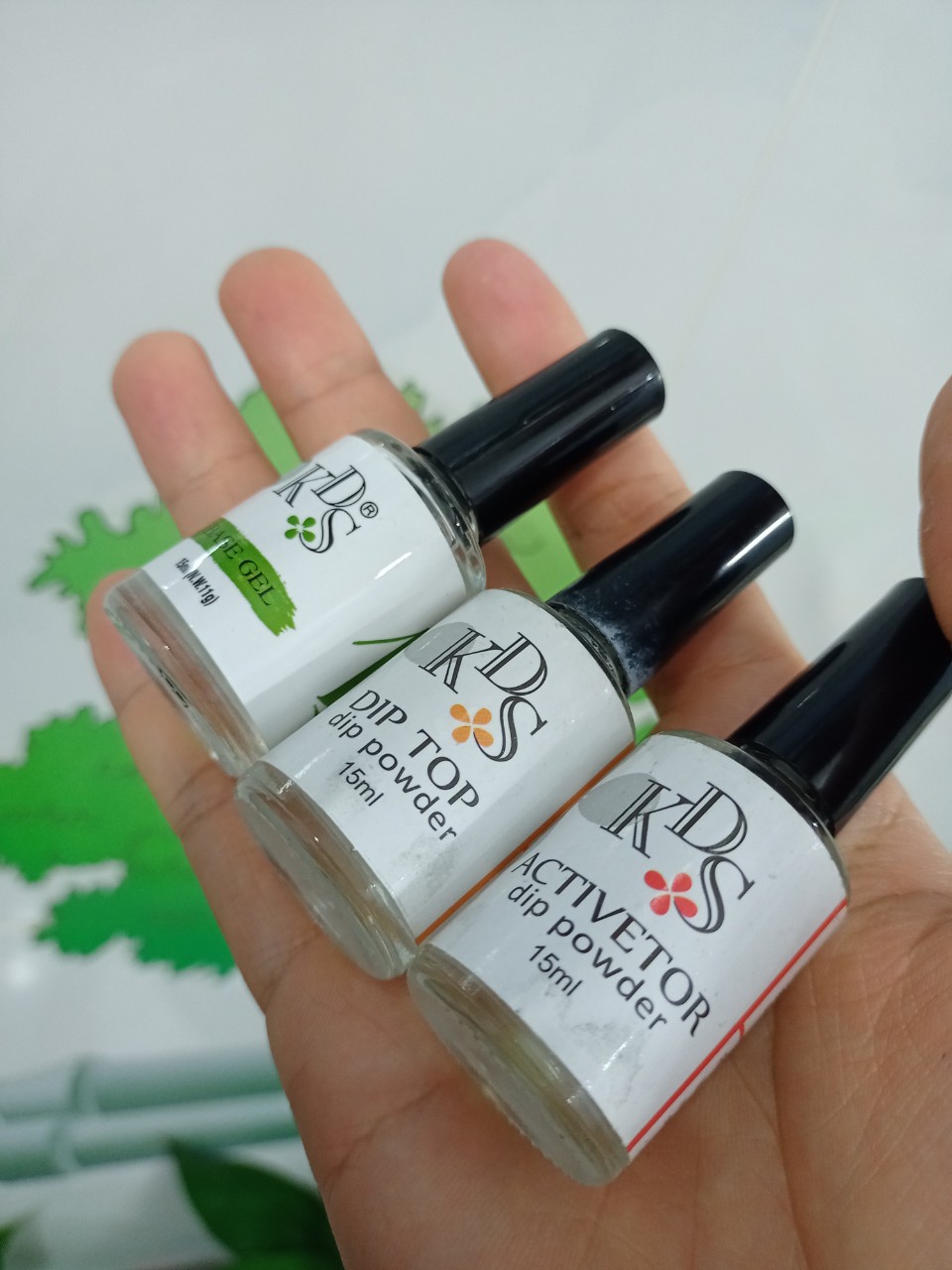 Bột nhúng KDS có 3 loại base , top , activator