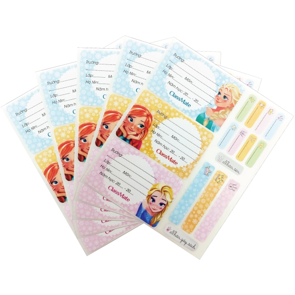 Combo 2 tập Nhãn vở Classmate Princess CL-NT226