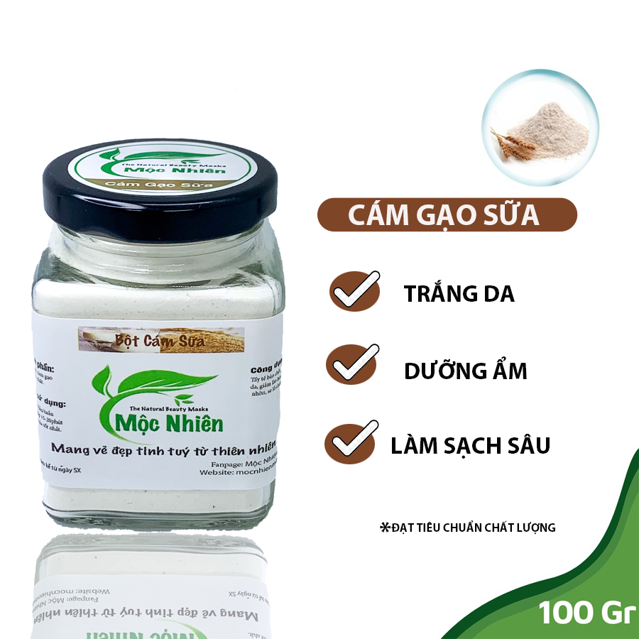 Bột Cám Gạo 100% Nguyên Chất Mộc Nhiên