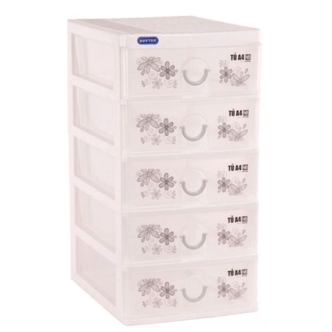 Tủ Nhựa Mini Duy Tân A4 Nắp Bằng (R 26 X D 34.2 Cm)