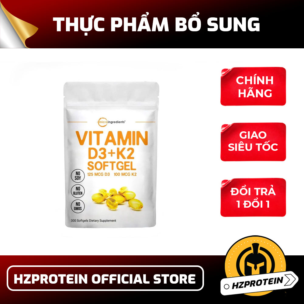 Micro d3+k2 mk7 capsules - capsules for bone health support and improved heart health.