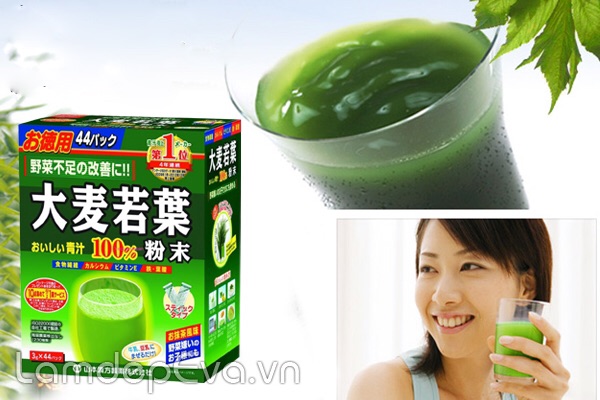 [HCM]Bột mầm lúa mạch non Grass Barley 44 gói của Nhật