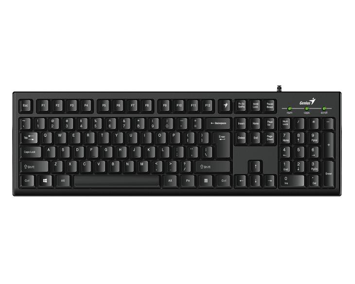 Bàn phím văn phòng Genius KB-110X (Đen)