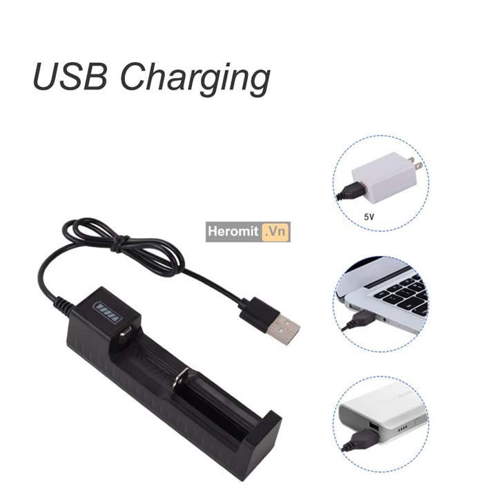 Sạc pin 18650 sạc pin USB 5V