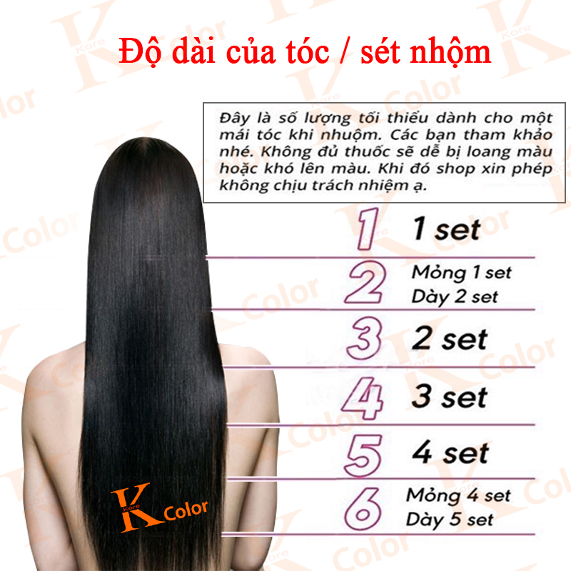 Thuốc nhuộm tóc Than Chì kcolor