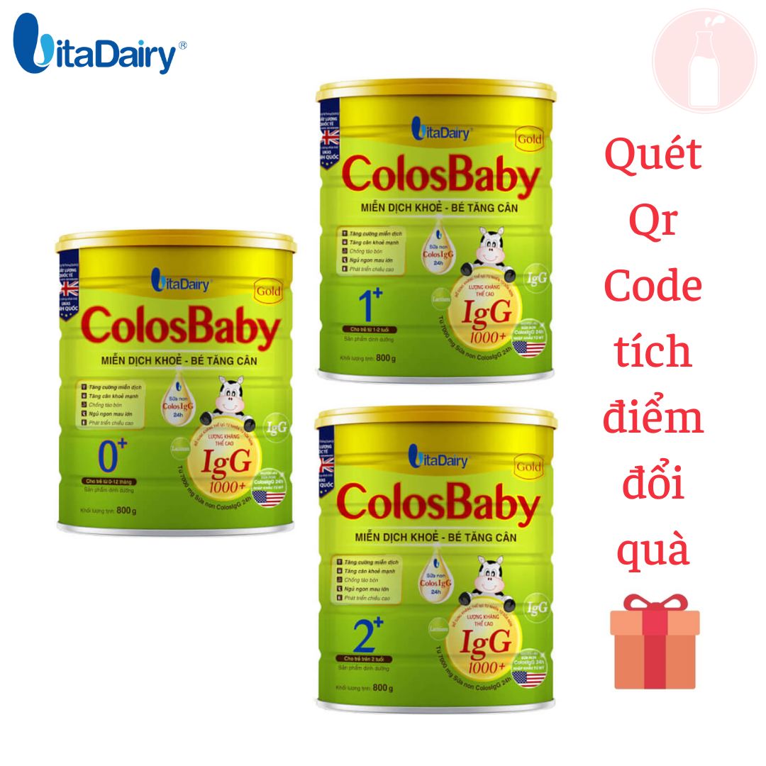 Sữa Bột Colosbaby Gold Miễn dịch khoẻ - Bé tăng cân