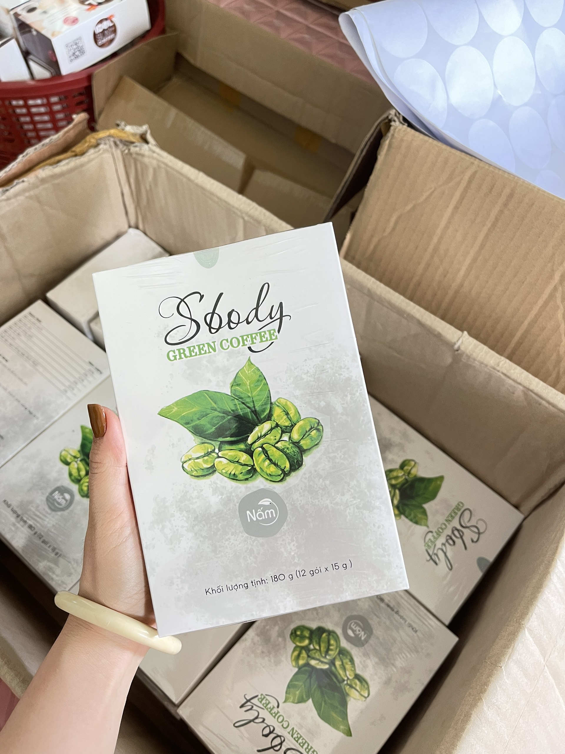 Cà phê giảm cân sbody green coffe chuẩn