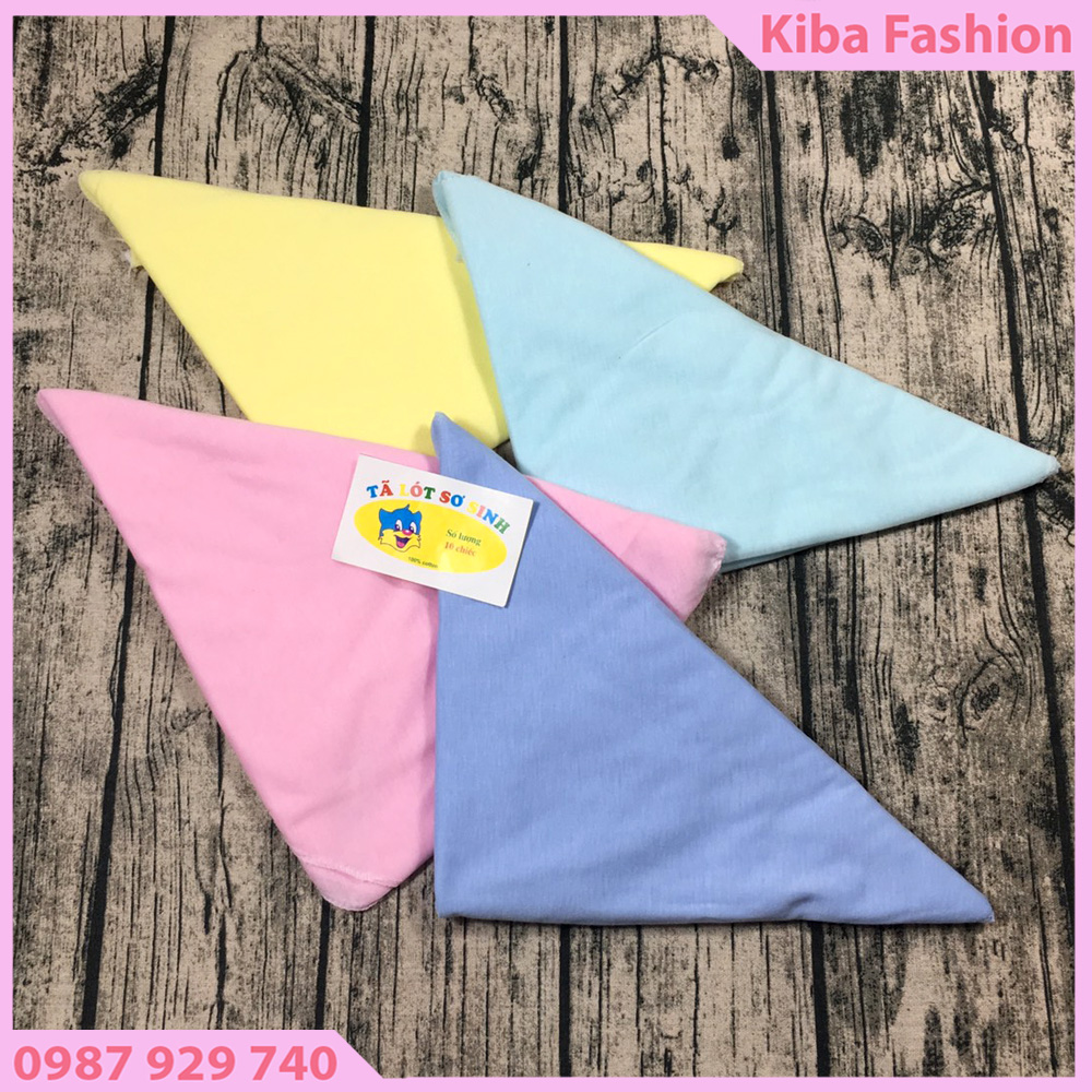 10 tã cho bé. Tã chéo màu cotton sơ sinh cho bé - đồ cho trẻ sơ sinh. tã chéo sơ sinh - KIBA.shop