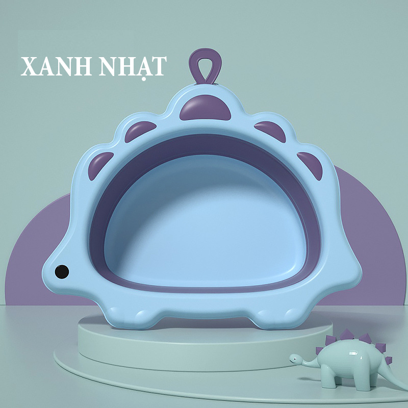 Chậu rửa mặt gấp gọn cho bé, thau chậu rửa mặt đáng yêu nhỏ gọn cho trẻ