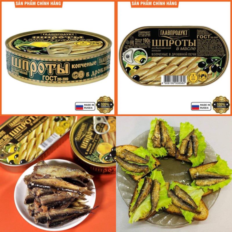 Cá Trích Hun Khói Ngâm Dầu 160gram - Vitafish