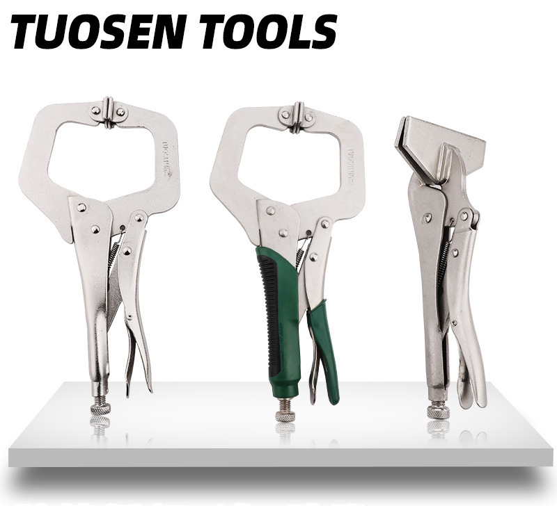 Kìm bấm chết chữ C, kìm mỏ kẹp chữ C TUOSEN