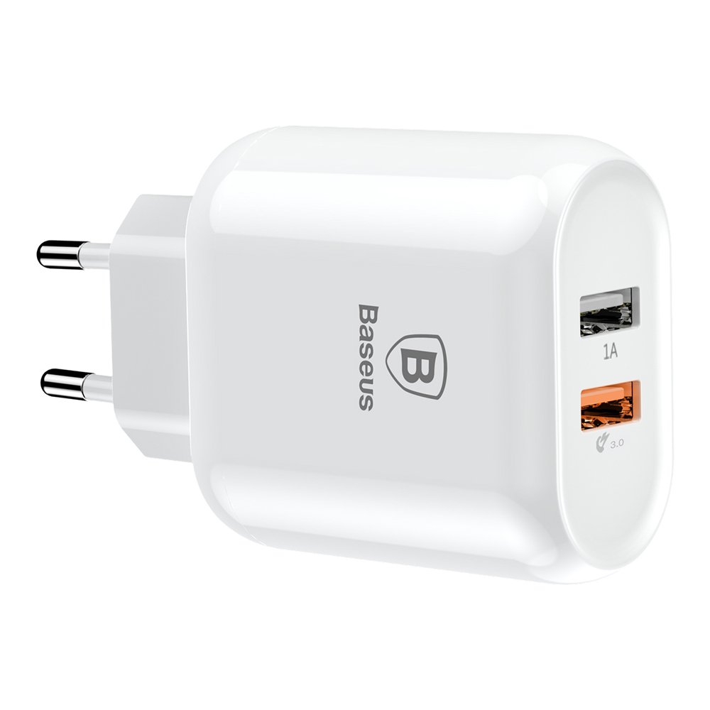 Bộ sạc nhanh đa năng 23W Baseus Bojure 2 cổng USB (23W, Dual USB Quick charge 3.0)