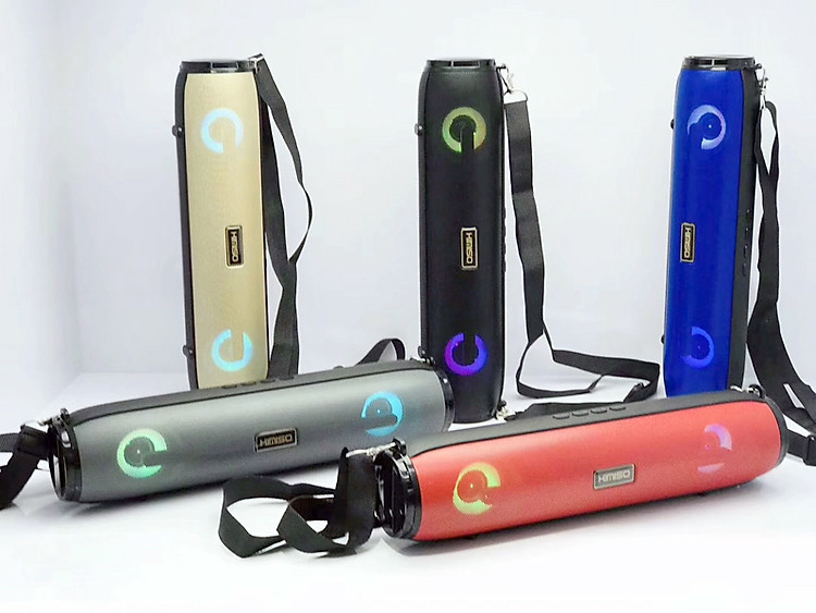 Loa Bluetooth Chính Hãng KIMISO KM- 203 V5.0, chất lượng cao, âm thanh hay,  bass khỏe, Loa bluetooth stereo KIMISO KM-203 TWS kết nối cùng lúc 2 loa -  có đèn led