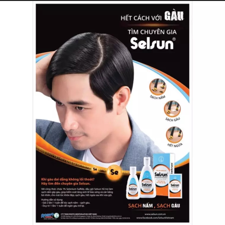 Dầu gội chống gàu Selsun 50ml/100ml