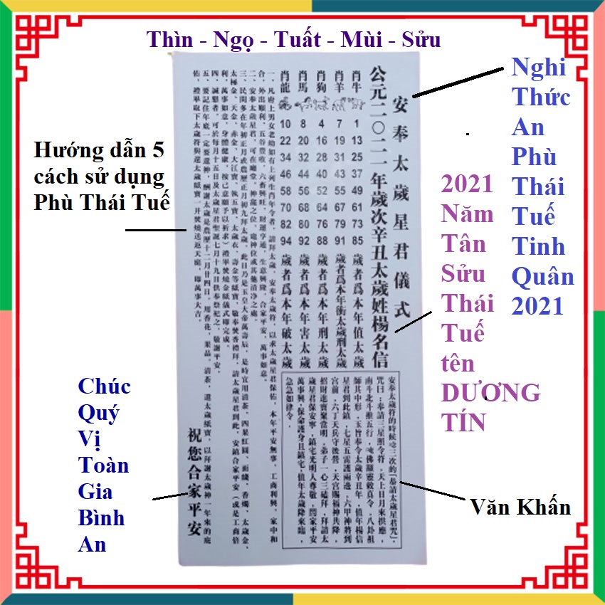 Phù Thái Tuế 2021