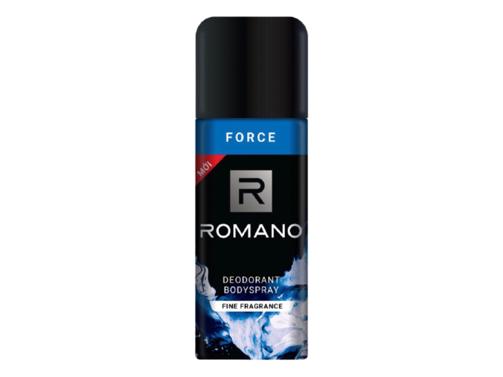 [HCM]Xịt toàn thân Romano Force tươi mát 150ml