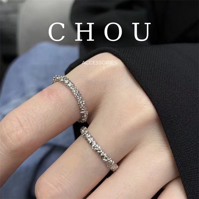 Nhẫn Trơn Basic Lấp Lánh | CHOU ACCESSORIES |