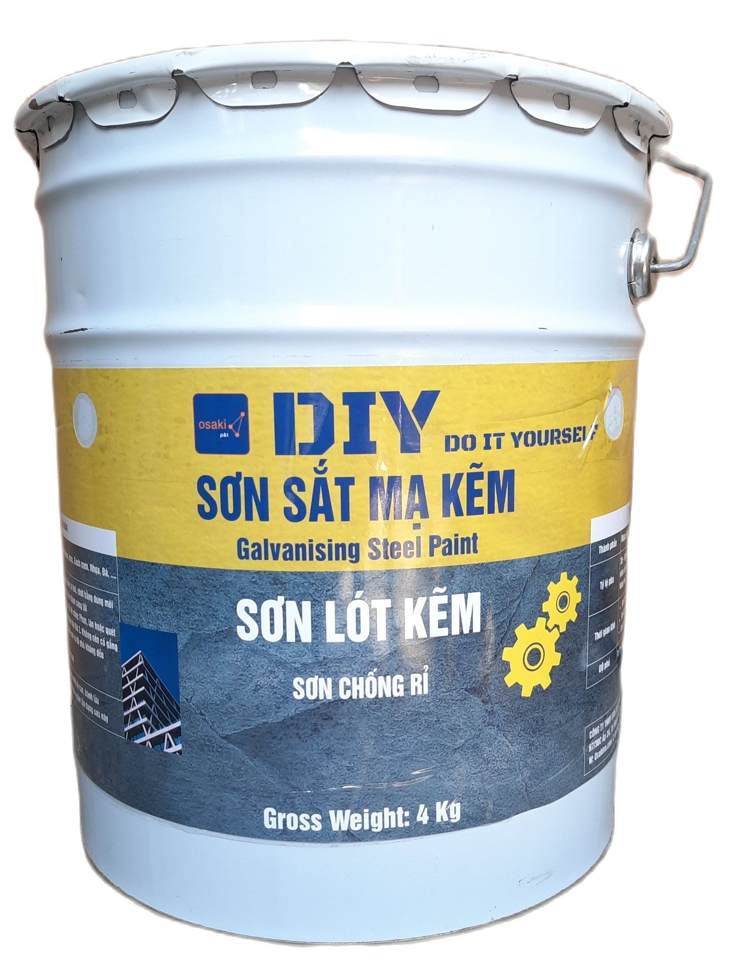SƠN CHỐNG RỈ 1K/ SƠN LÓT KẼM (17,5Kg/Thùng) - XINGFA