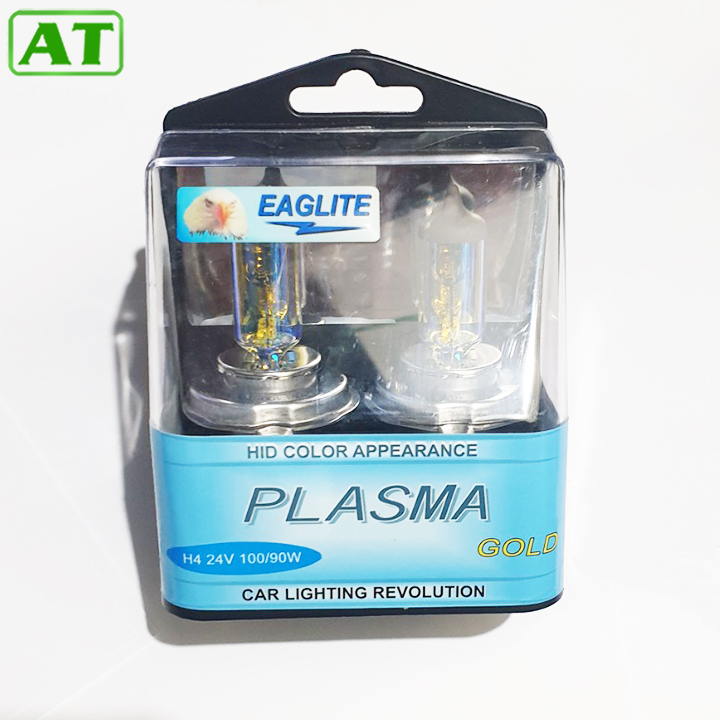 Bóng Đèn Ô Tô,  Bóng Đèn Pha Cos Ô Tô H4 Halogen 24V 100/90W Hàng Cao Cấp Hộp 2 Bóng
