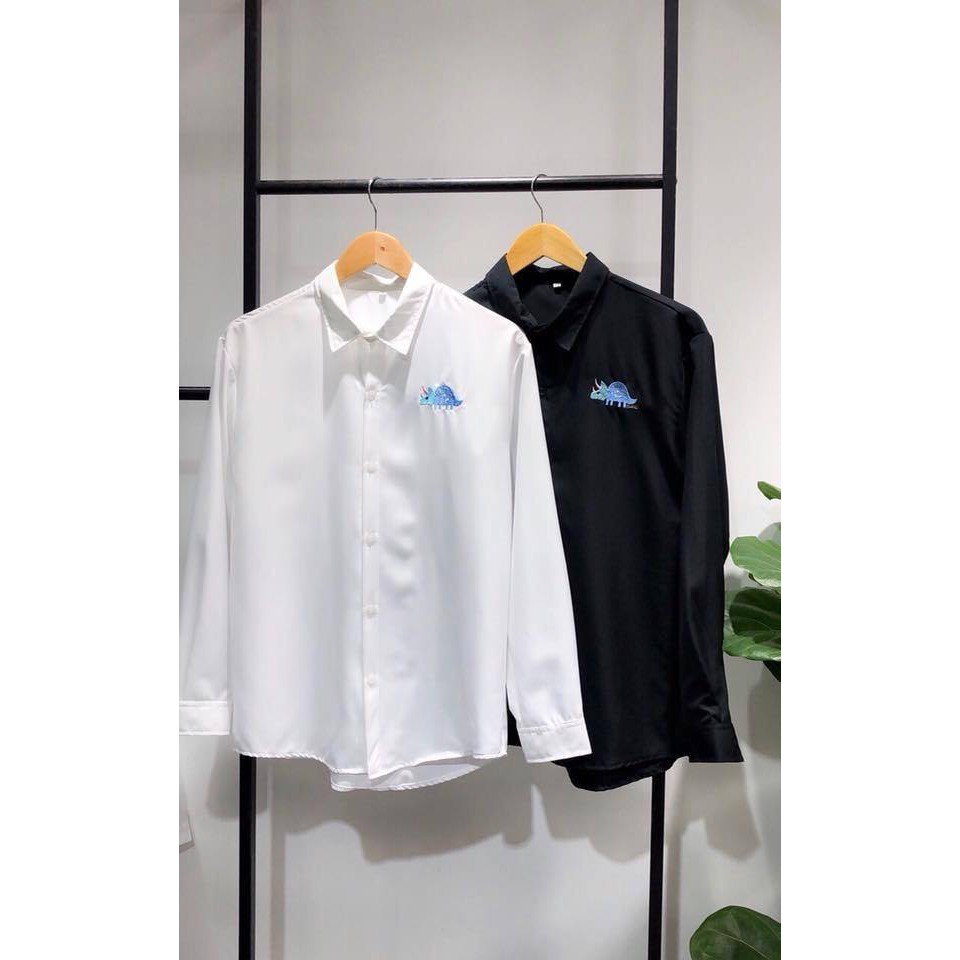[Cường Store] Áo Sơ mi thêu hình thú