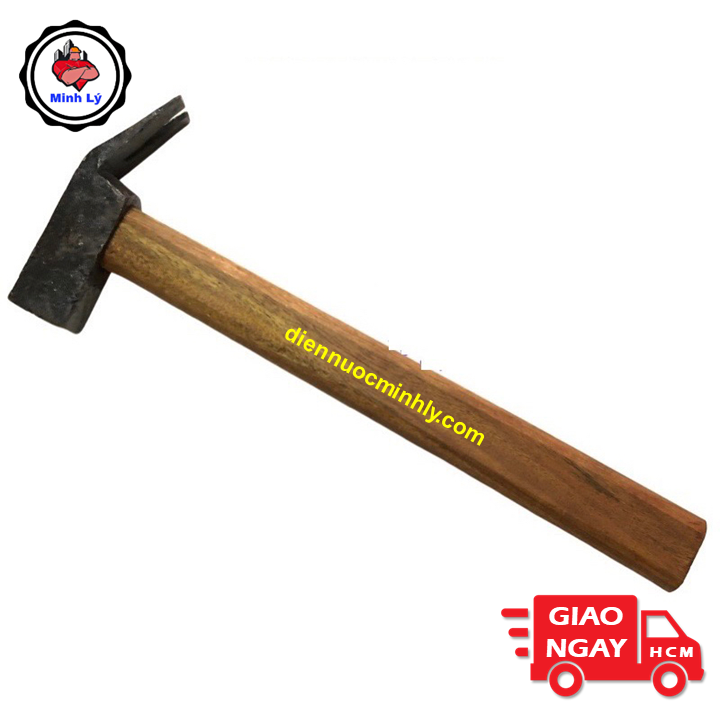 Búa đóng đinh, nhổ đinh cán gỗ, loại 0.5kg, 1kg
