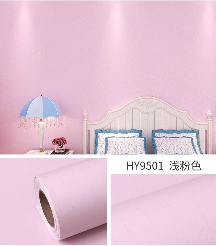 Giấy dán tường sẵn keo một màu (10m x 45cm / cuộn)