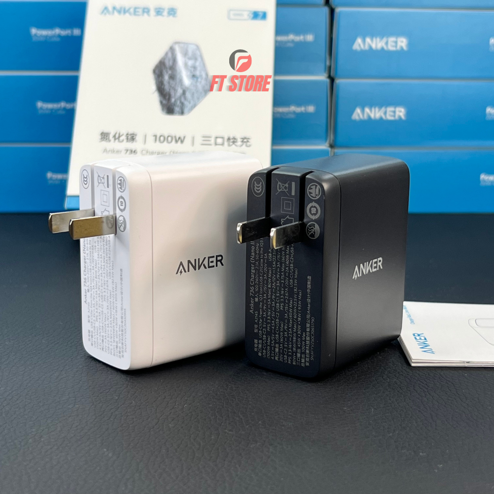 [GIAO HOẢ TỐC] Củ sạc nhanh Anker A2145 100W PD/QC/PPS BH12TH