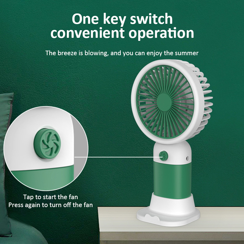 Quạt cầm tay mini sạc điện tiện dụng,Quạt mini cầm tay có đế để bàn,Quạt mini giá rẻ hình hoa quả mẫu mới