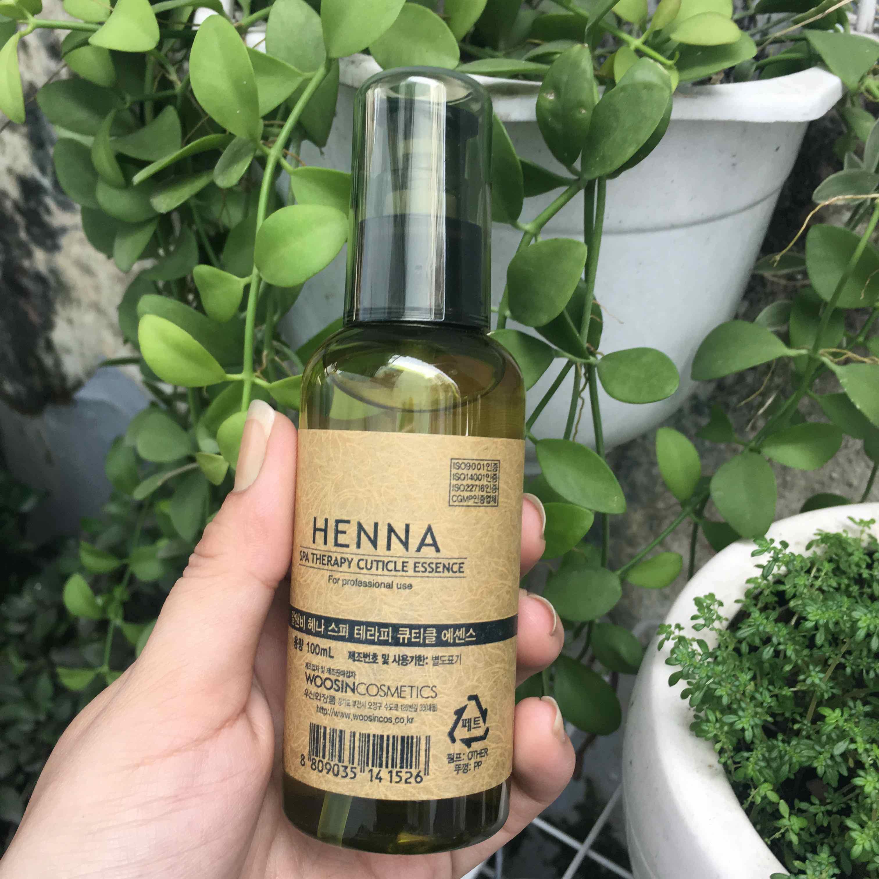 Tinh dầu dưỡng tóc thảo dược R&B Henna 100ml
