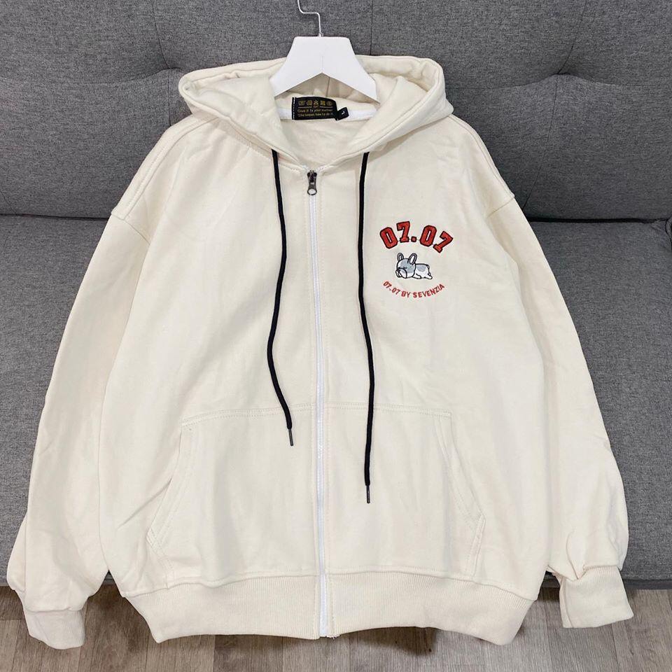 Áo Khoác Hoodies 07.07 Ngoại Nam Nữ (HÌNH THẬT) Mũ Trùm Đầu Cá Tính Thời Trang Đường Phố Phong Cách AO TOP