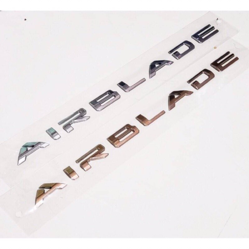 CẶP TEM CHỮ AIR BLADE 2020 VÀNG | BẠC ZIN