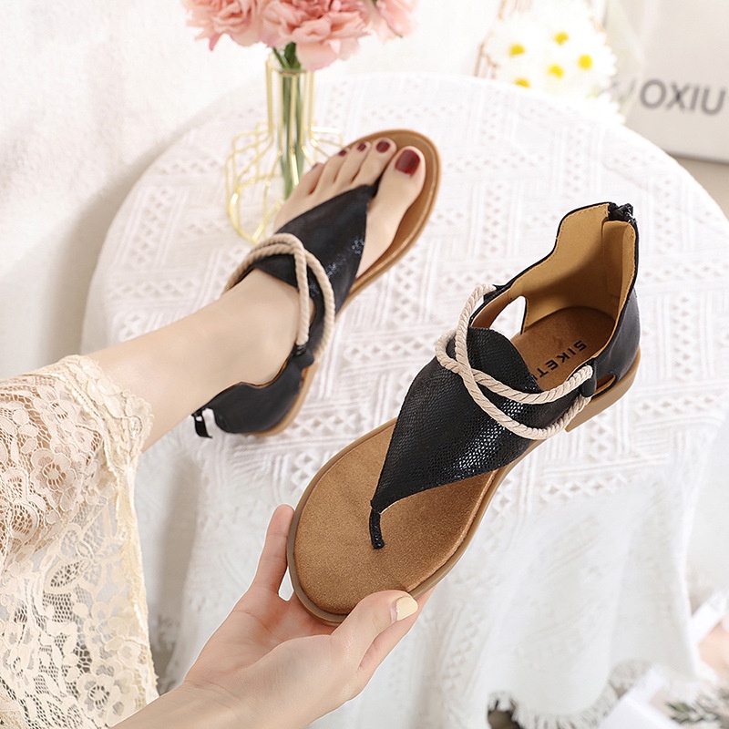 [Hàng Mới] Giày Sandal Boho Chiến Binh Xỏ Ngón Vân Rắn  Fullbox Hãng N35