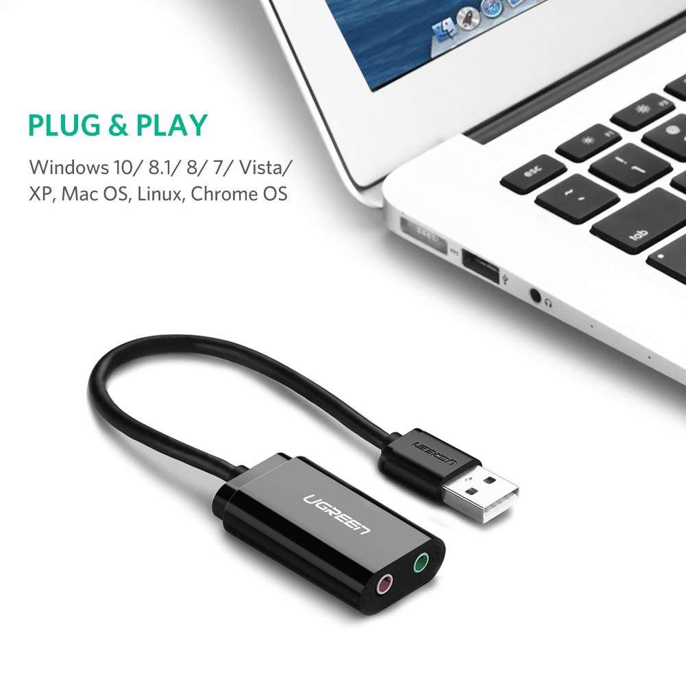 Cáp chuyển đổi USB Sound UGREEN 30724