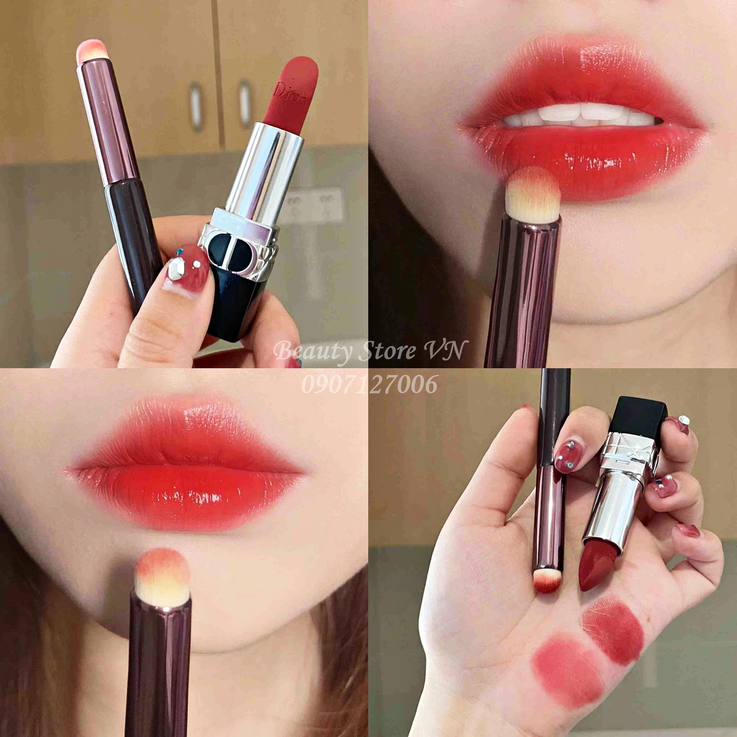 [LOẠI 1💋] Cọ Tán Son Môi & Che Khuyết Điểm Đa Năng Cao Cấp