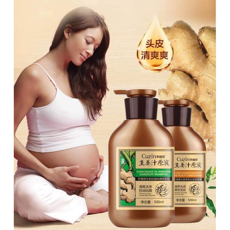 180k/cặp Dầu gội sả gừng Cuzin (500ML GỘI + 500ML XẢ)