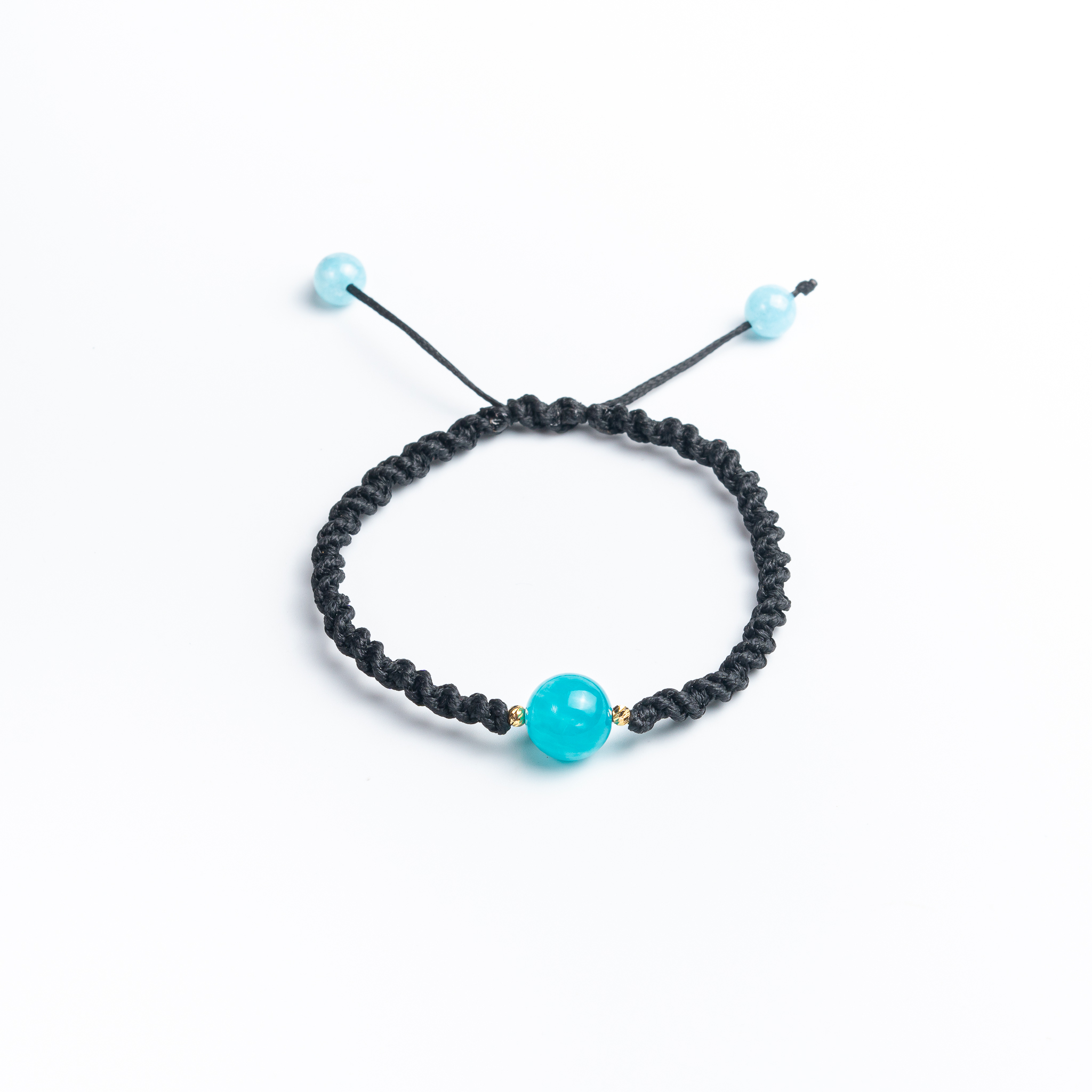 Vòng Tay Xoắn Lyn’s Phong Thuỷ Handmade Đá Amazonite