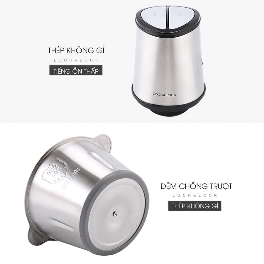 Máy xay thịt bằng thép không gỉ cực chất  Lock&Lock  EJM172 dung tích 2000ml