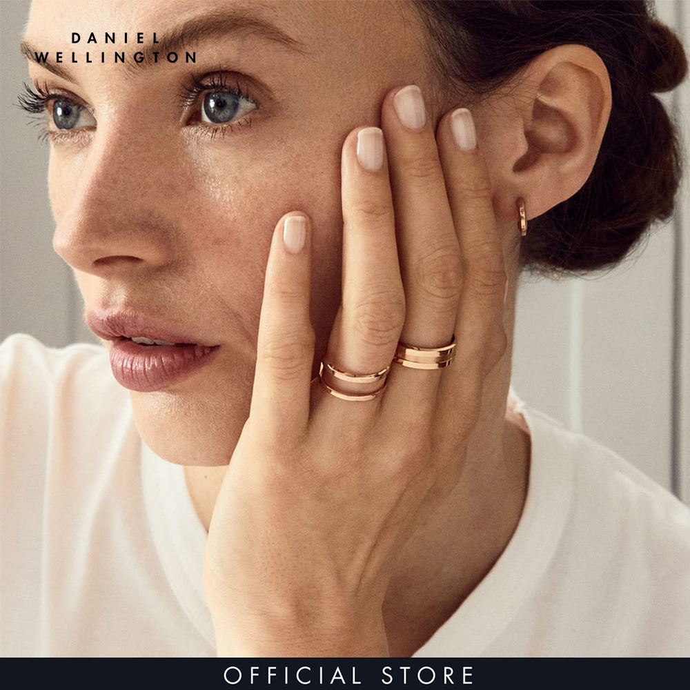 Nhẫn Daniel Wellington màu vàng hồng - Elan Ring