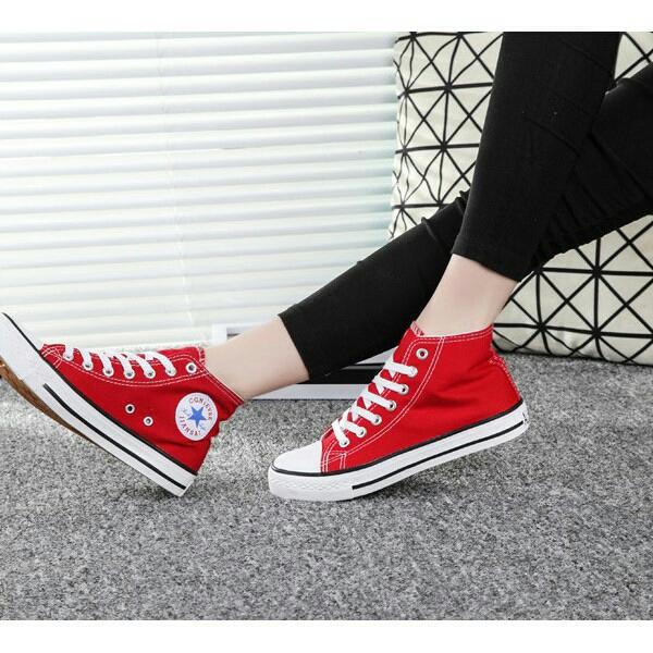 Giày Sneaker CV Đỏ Tươi Nam Nữ Full Size