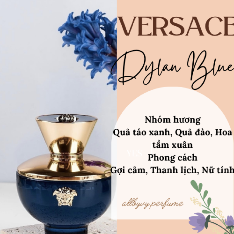 allbyvy| Mẫu thử nước hoa 10ml Versace Dylan Blue Pour Femme EDP