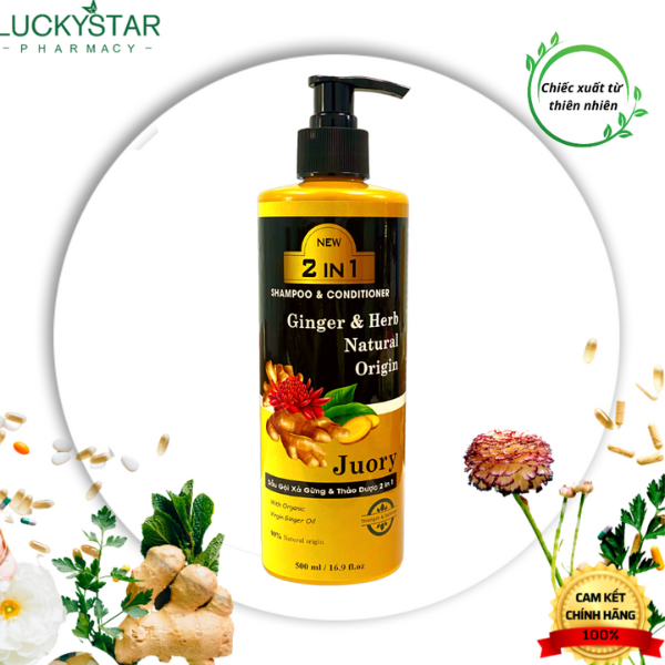 Dầu Gội Gừng và Thảo Dược Lucky Star