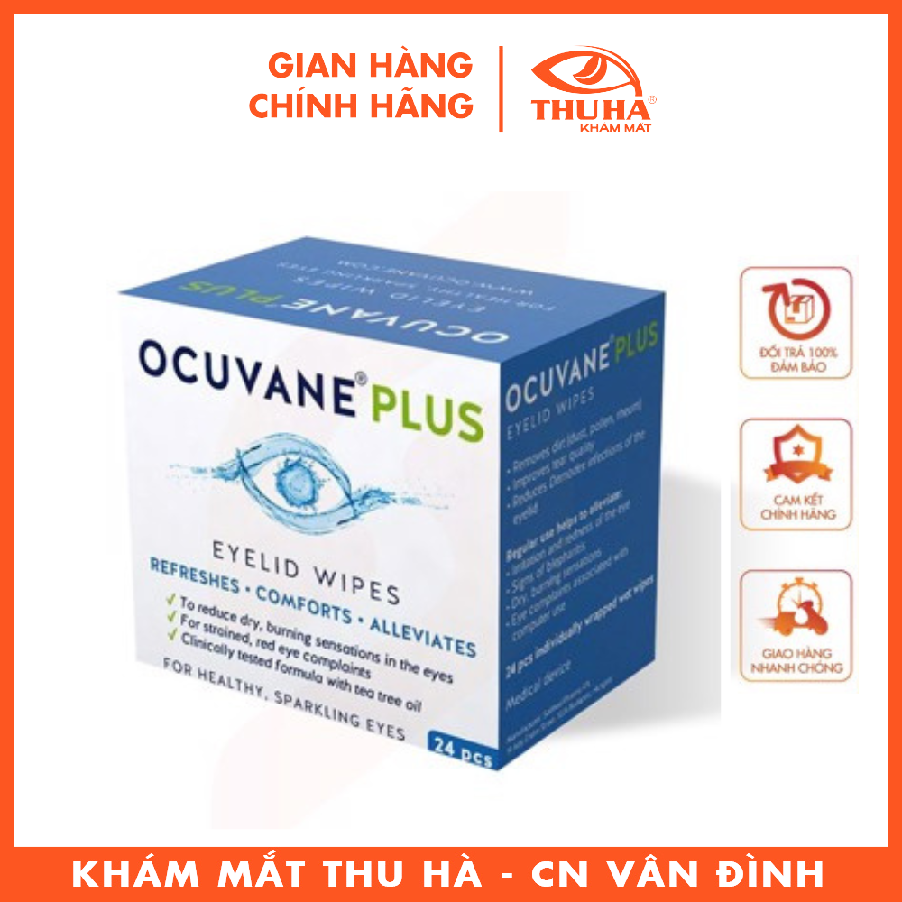Miếng gạc lau mi mắt OCUVANE PLUS - Hungary