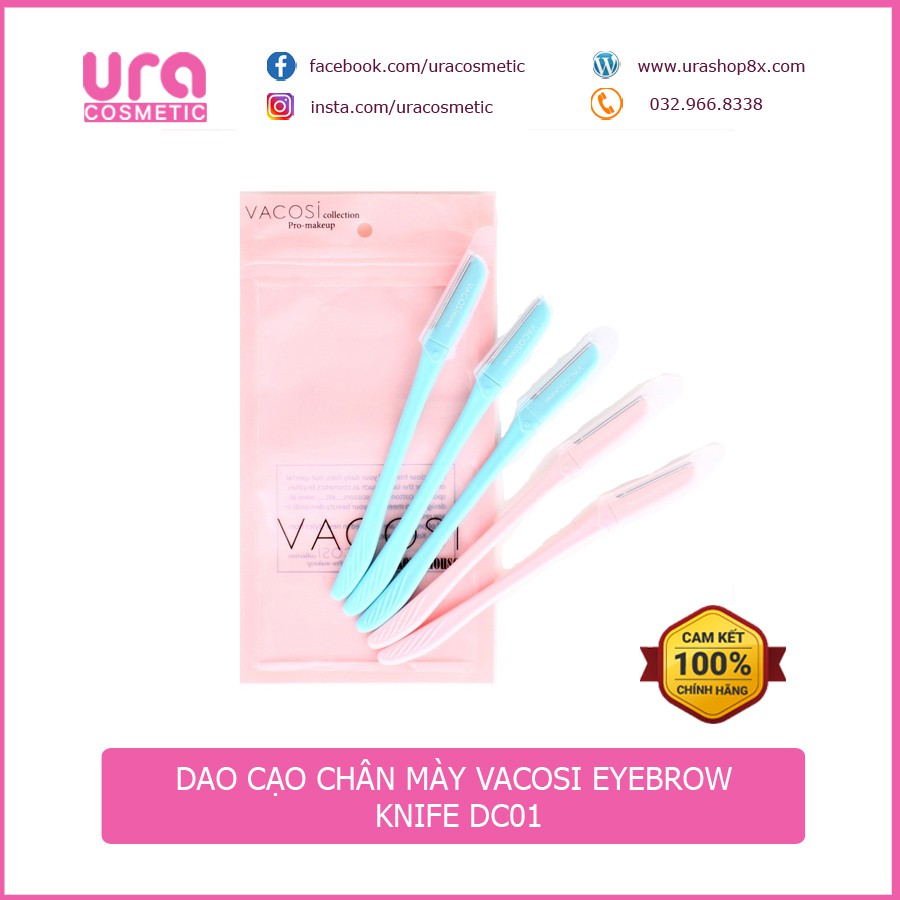 Dao cạo chân mày Vacosi Eyebrow Knife DC01 (lẻ chiếc)