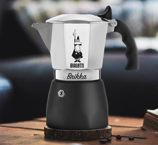 Ấm pha cà phê Moka Pot Brikka - 2 ly - New 2020