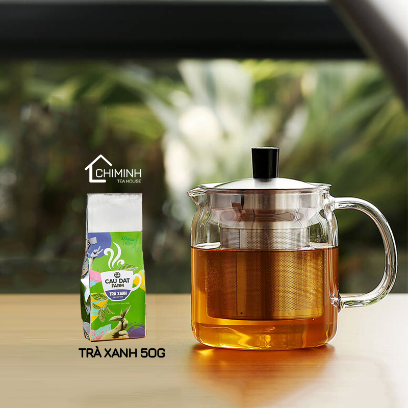 Bình lọc trà thủy tinh mini lõi inox Samadoyo S042 0.5L