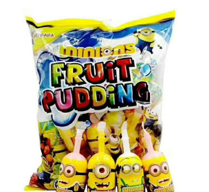 Thạch Rau Câu Trái Cây Fruit Pudding Minions ( Bịch 24 cây )