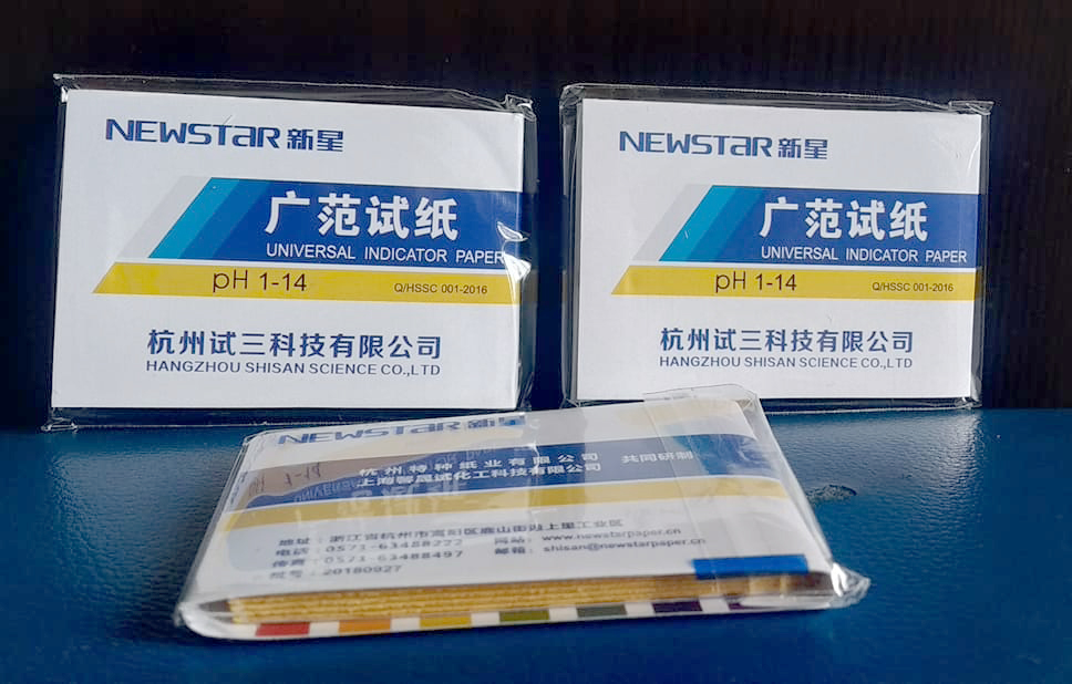 [Hộp 20 tệp] Giấy đo độ pH, Giấy đo pH mỹ phẩm, giấy quỳ tím Newstar - Hàng chính hãng